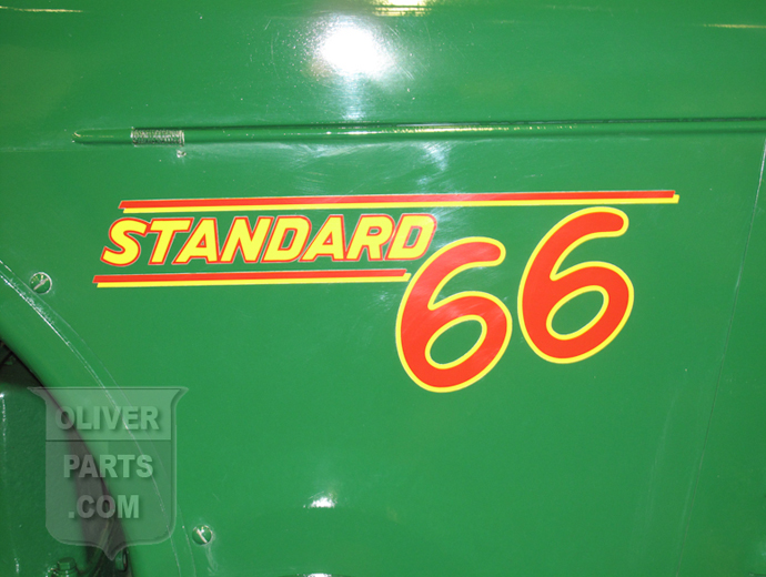 Oliver Standard 66 decal